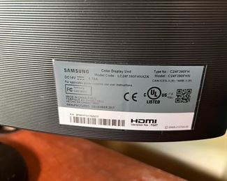 Samsung Curved 24in Monitor C24F390FH