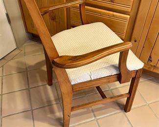 Single Wood  Arm Chair
