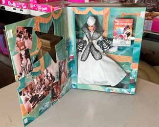 Barbie As Scarlett O’Hara Gone with the Wind Doll Hollywood Legends 13254 Black/White Dress