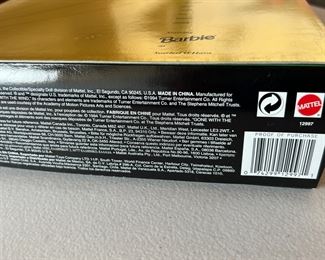 Barbie As Scarlett O’Hara Gone with the Wind Doll Hollywood Legends 12997 Green White Dress