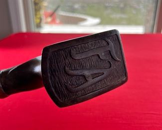 Carved Wood Cane Walking Stick 