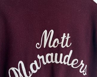 Vintage Warren Michigan Mott Marauders Letterman Jacket