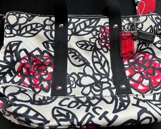 Coach Poppy Kyra Daisy Graffiti Tote