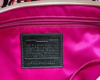 Coach Poppy Kyra Daisy Graffiti Tote