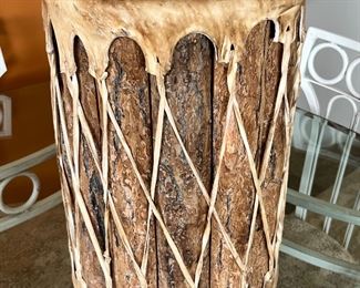 Native American Wood and Rawhide Drum