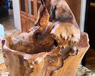 Shan Mu Tree Root Wood Basket Burl