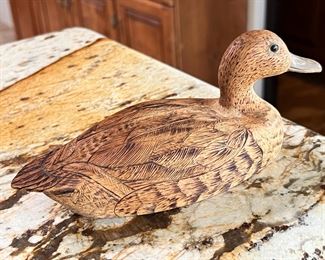 Hand Carved Mallard Duck Decoy Farthmire 