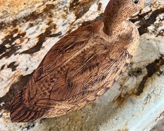 Hand Carved Mallard Duck Decoy Farthmire 