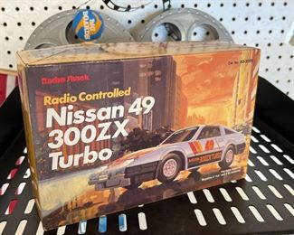 Vintage Radio Shack Nissan 49 300ZX Turbo RC Car 
