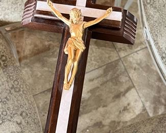 Crucifix Last Rites Candle Holder INRI&nbsp;