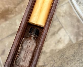 Crucifix Last Rites Candle Holder INRI&nbsp;