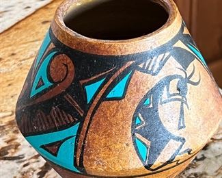 Small Decorative Kokopelli Vase