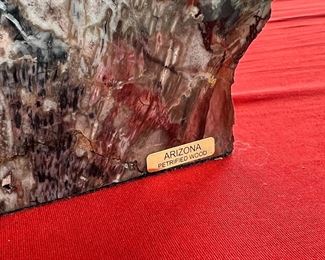 Arizona Petrified Wood Bookends 8.5 inches high.