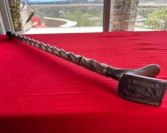 Carved Wood Cane Walking Stick 36 inches long