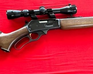 1960s Marlin 336 Lever Action Rifle Cal .35 Remington with Scope 38in