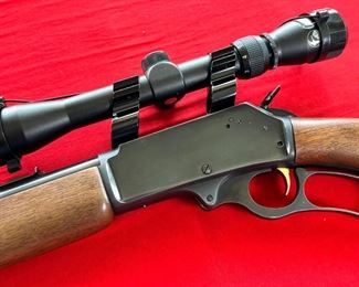 1960s Marlin 336 Lever Action Rifle Cal .35 Remington with Scope 38in