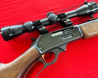 1960s Marlin 336 Lever Action Rifle Cal .35 Remington with Scope 38in