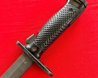 US M6 Bayonet MILPAR W/ U.S.M8A1 SCABBARD Blade: 6.75 Total:11.5in