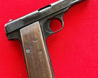 WWII FN Browning 1922 Pistol .32 ACP German Occupation 4.5x7.2in