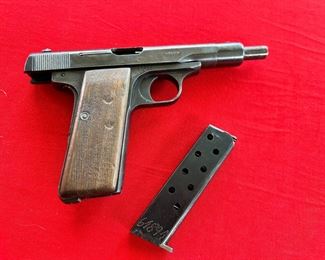 WWII FN Browning 1922 Pistol .32 ACP German Occupation 4.5x7.2in
