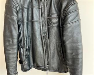 Harley Davidson Leather Heavy Motorcycle Jacket XL