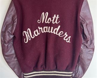 Vintage Warren Michigan Mott Marauders Letterman Jacket ??