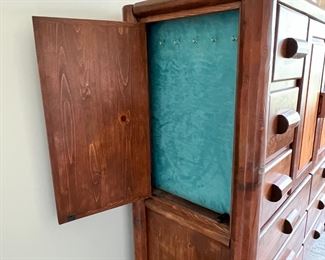 Large Double Ponderosa Pine Log Dresser Custom Made 64x68x24in HxWxD