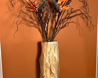Threshold Decorative Wood Vase 22 inches high
