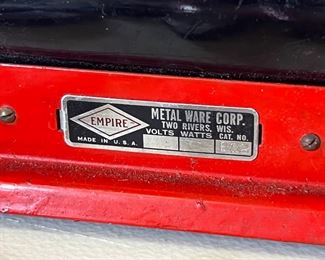 Empire Metal Ware Corp Steam Engine B32