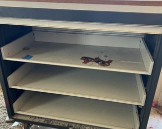 Wright Line Rolling Garage Cabinet Tool Chest 38 x 38 x 18in HxWxD