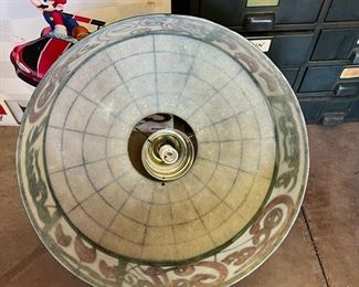 1970s Coca Cola Fiberglass Hanging Lamp Light Shade 9 x 19 indiameter