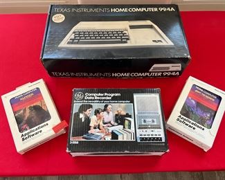 Vintage Texas Instruments Home Computer 99/4a TI 5x22x12in HxWxD