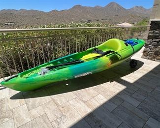 Field & Stream AXE ELITE Kayak #1 Sit on Top 125 inches long