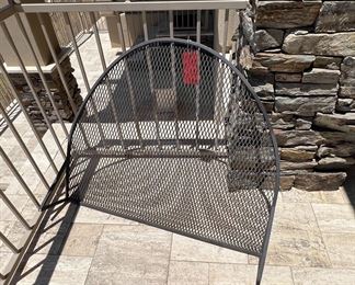 Mesh Metal Fireplace Screen 29 x 37.5.