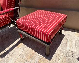 Arizona Iron Furniture Patio Ottoman 20 x 30 x 30 HxWxD