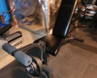 leg machine by Fitness Gear. Available for pre-sale. BUYER is responsible for dismantling and carrying up the basement steps. $125.00