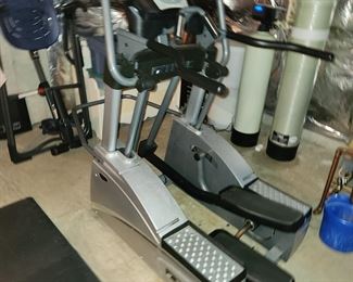 True elliptical, model ESX. Available for pre-sale. $500.00. In basement, buyer must disassemble and remove