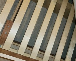 platform bed from Scan. VERY comfortable mattress