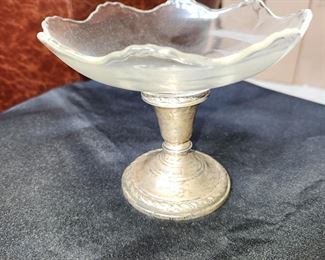 sterling silver base on bowel