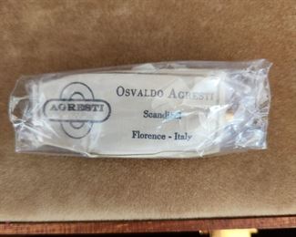 Osvaldo Agresti jewelry box, with key