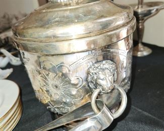 silver ice bucket