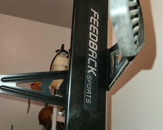 Standing bicycle rack