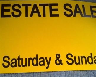 look for our street signs