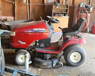 THIS ITEM AVAILABLE NOW FOR PRE-SALE - Craftsman 42" Riding Lawnmower DYT 4000 18.5 OHC Briggs & Stratton Motor - runs great, fires right up, needs new batteries ($500) 