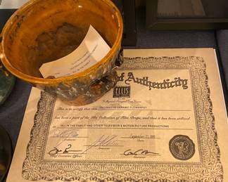 "All in the Family" Authenticated Television Prop