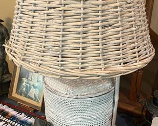 Wicker Lamp
