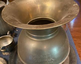 Brass Railroad Spittoon