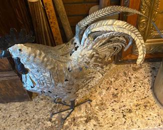 Metal Figural Rooster