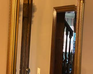 Ornate Gesso Framed Beveled Mirror
