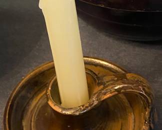 Pottery Candleholder